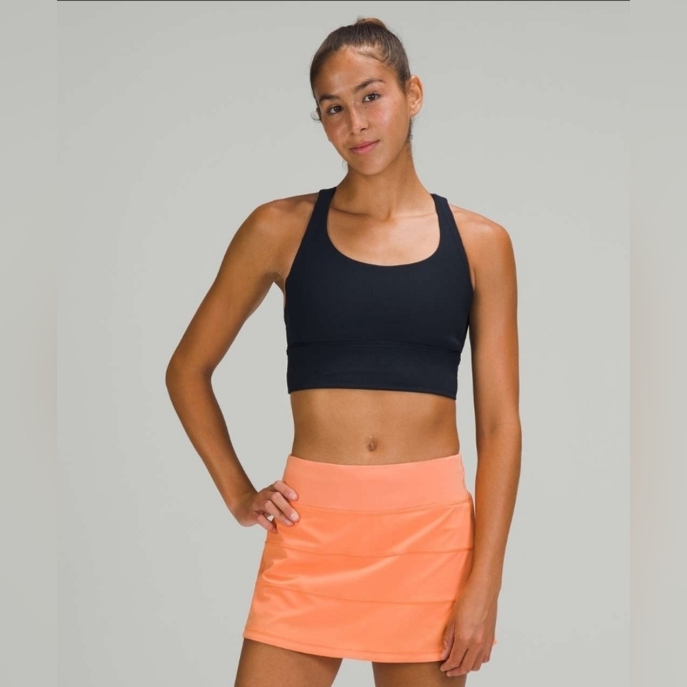 Lululemon Energy Bra Long Line Ribbed size 4